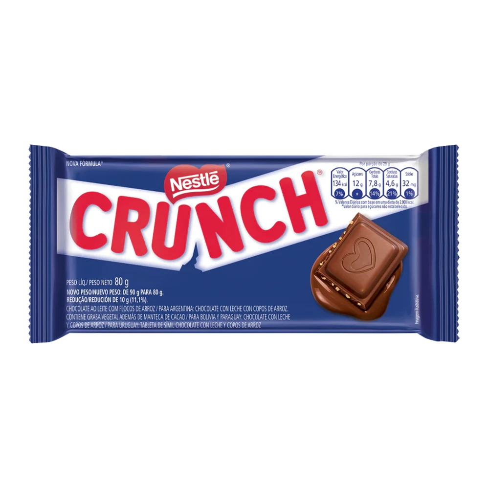 Tableta Chocolate Nestle Crunch 80G