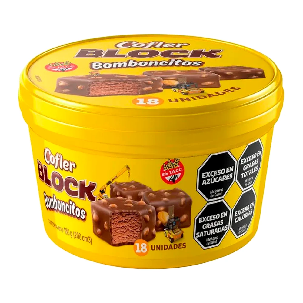 Sorvete Arcor Blockcitos Pote 180G