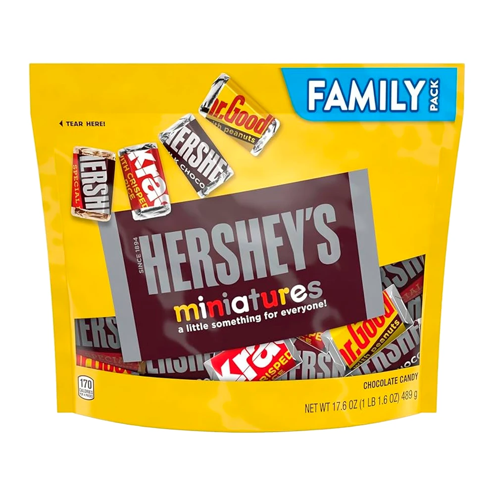 Chocolate Hersheys Miniatures Sortidos Pacote 489G