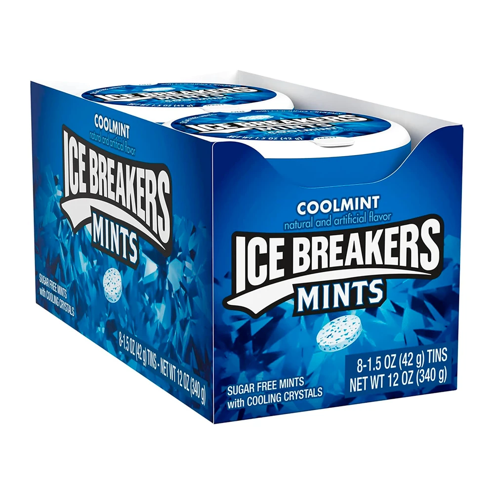 Bala Icebreakers Cool Mint Caixa 8X42G