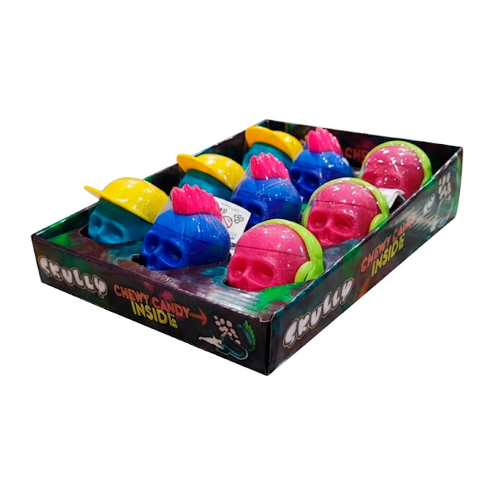 Bala Wom Skully Chewy Caixa 9X10G