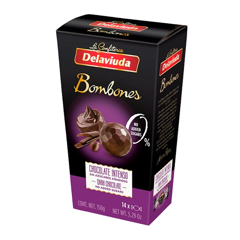 Bombom Delaviuda Amargo Sem Açúcar 150G