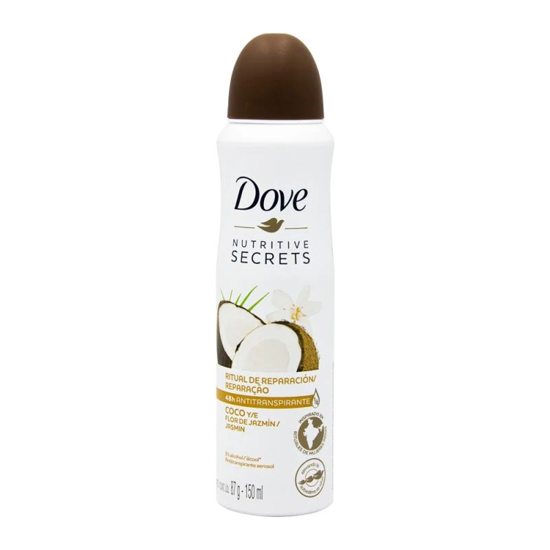 Desodorante Dove Spray Feminino Caring Coconut 150Ml
