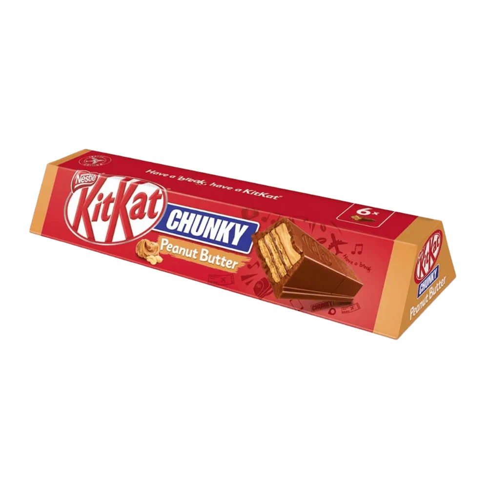 Chocolate Kit Kat Chunky Peanut Butter Caixa 252G
