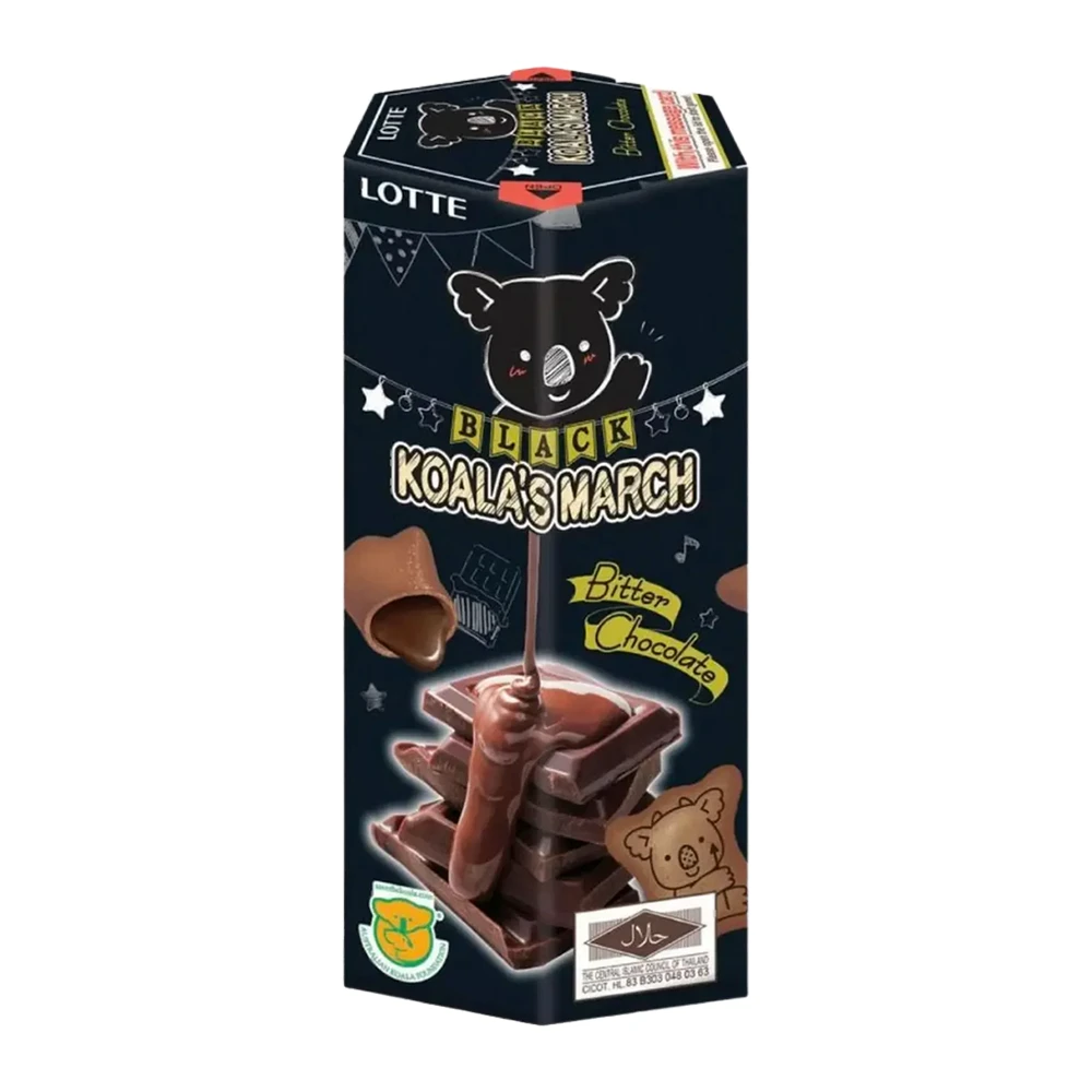 Biscoito Koala Recheado Chocolate Amargo 37G