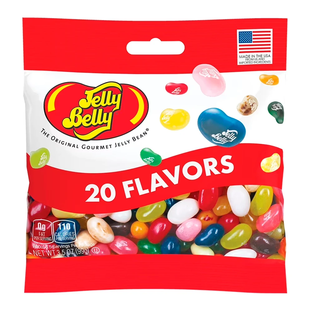 Bala Jelly Belly 20 Flavours Pacote 99G