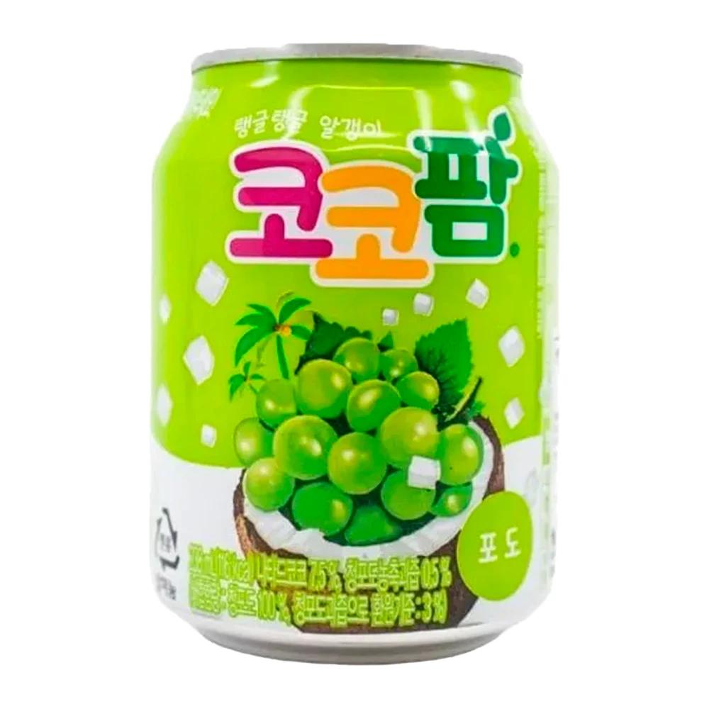 Suco Haitai Coco e Uva Lata 238Ml
