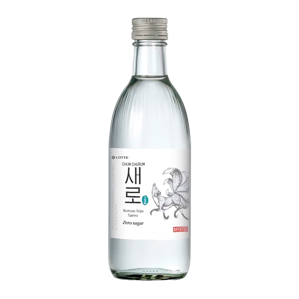 Soju Chumchurum Saero Original Sem Açúcar Garrafa 375Ml