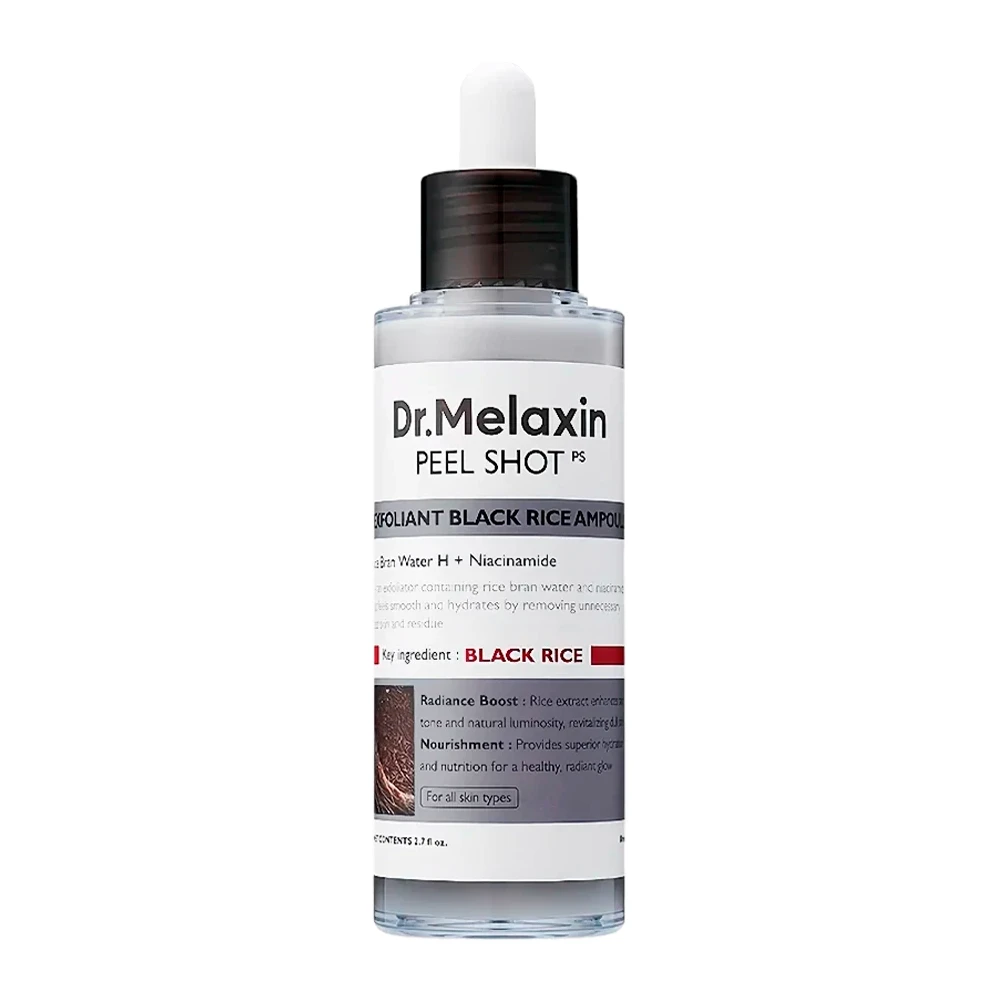 Esfoliante Facial Dr Melaxin Peel Shot Black Rice Ampoule 80Ml