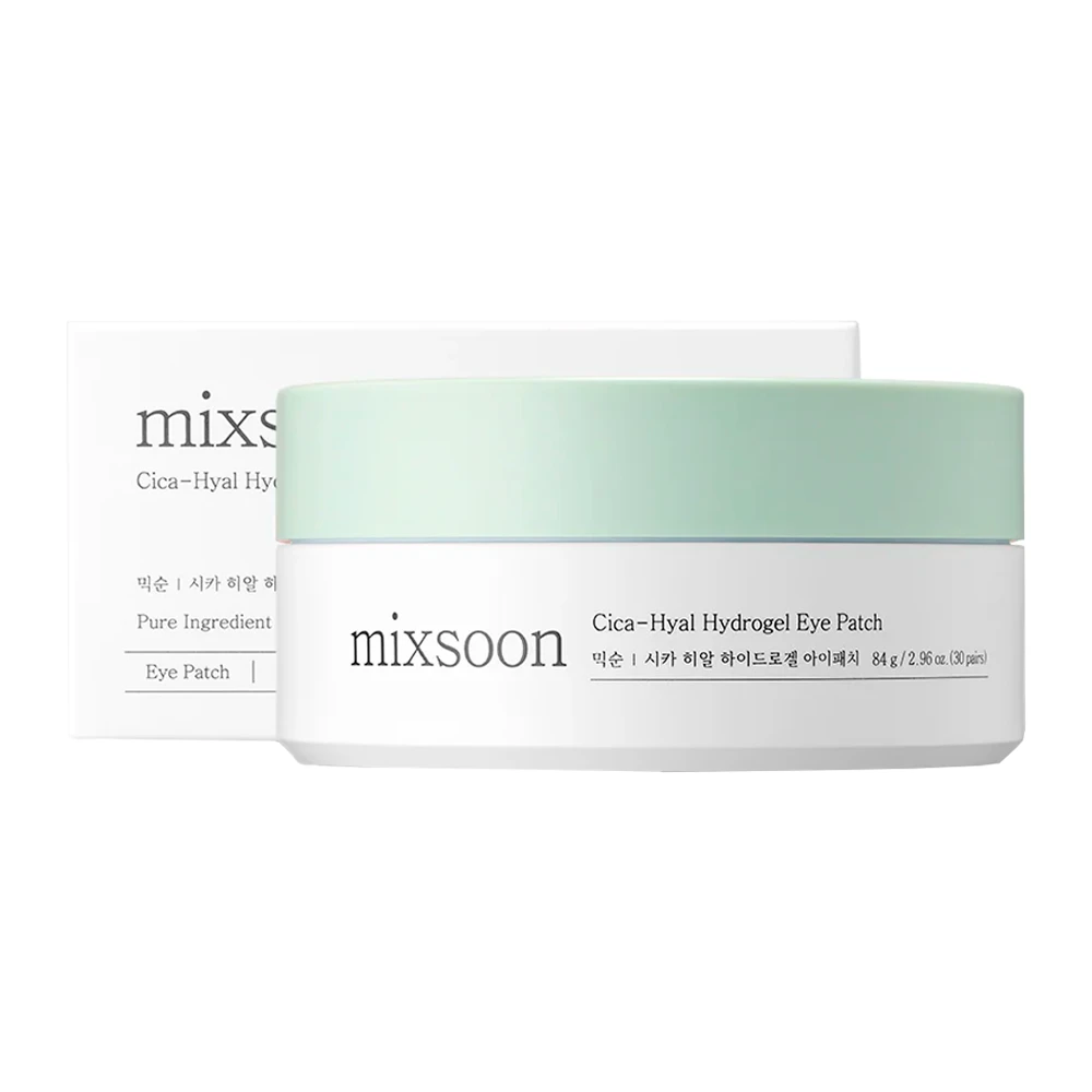 Patches Para Olhos Mixsoon Cica-Hyal Hydrogel 30 Unidades