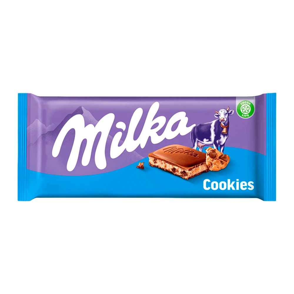 Tableta Chocolate Milka Cookies 100G