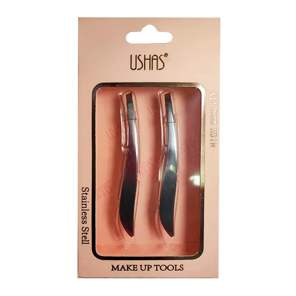 Pinça de Sobrancelha Ushas X2 Ct271