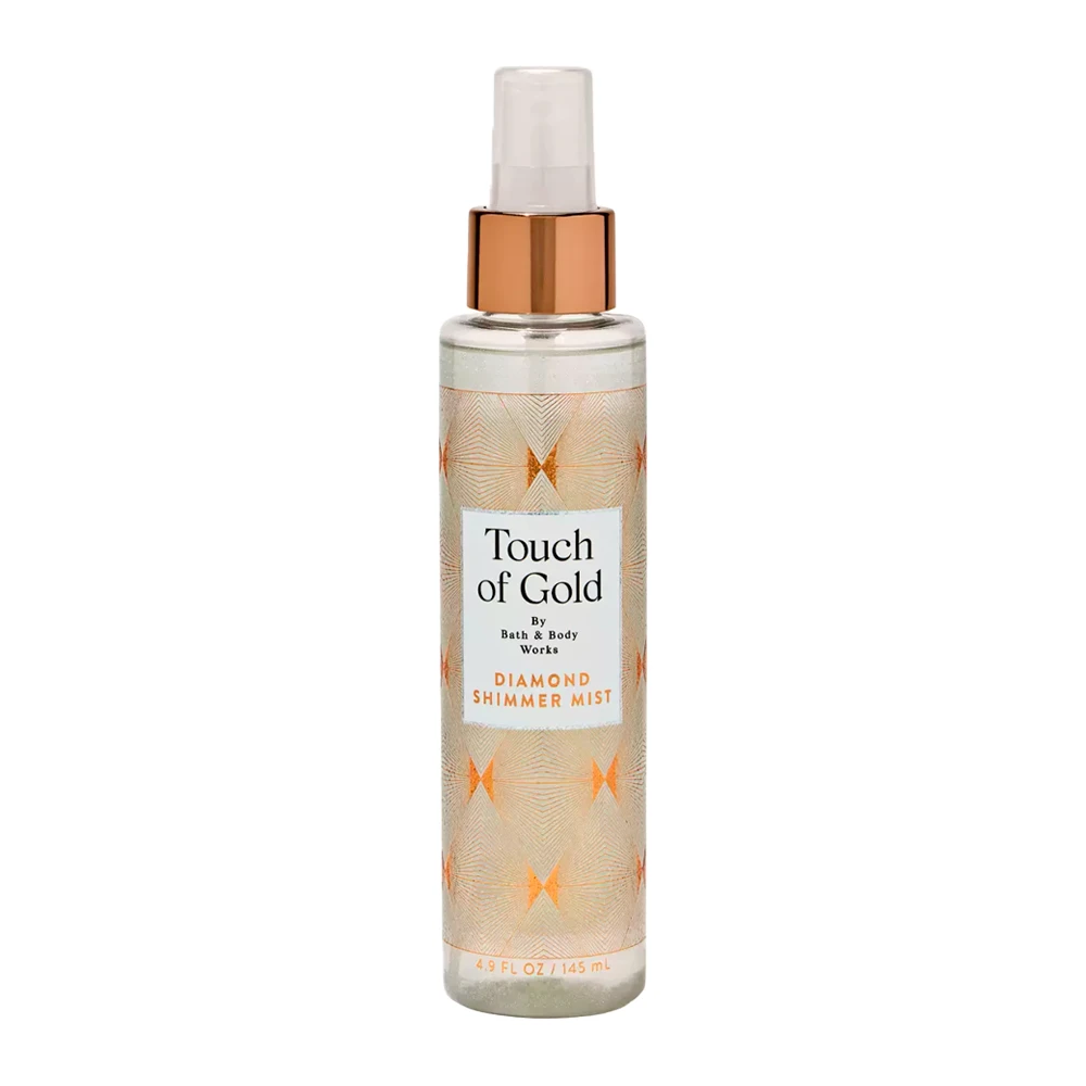 Colônia Corporal Com Brilho Bath & Body Works Touch Of Gold 145Ml