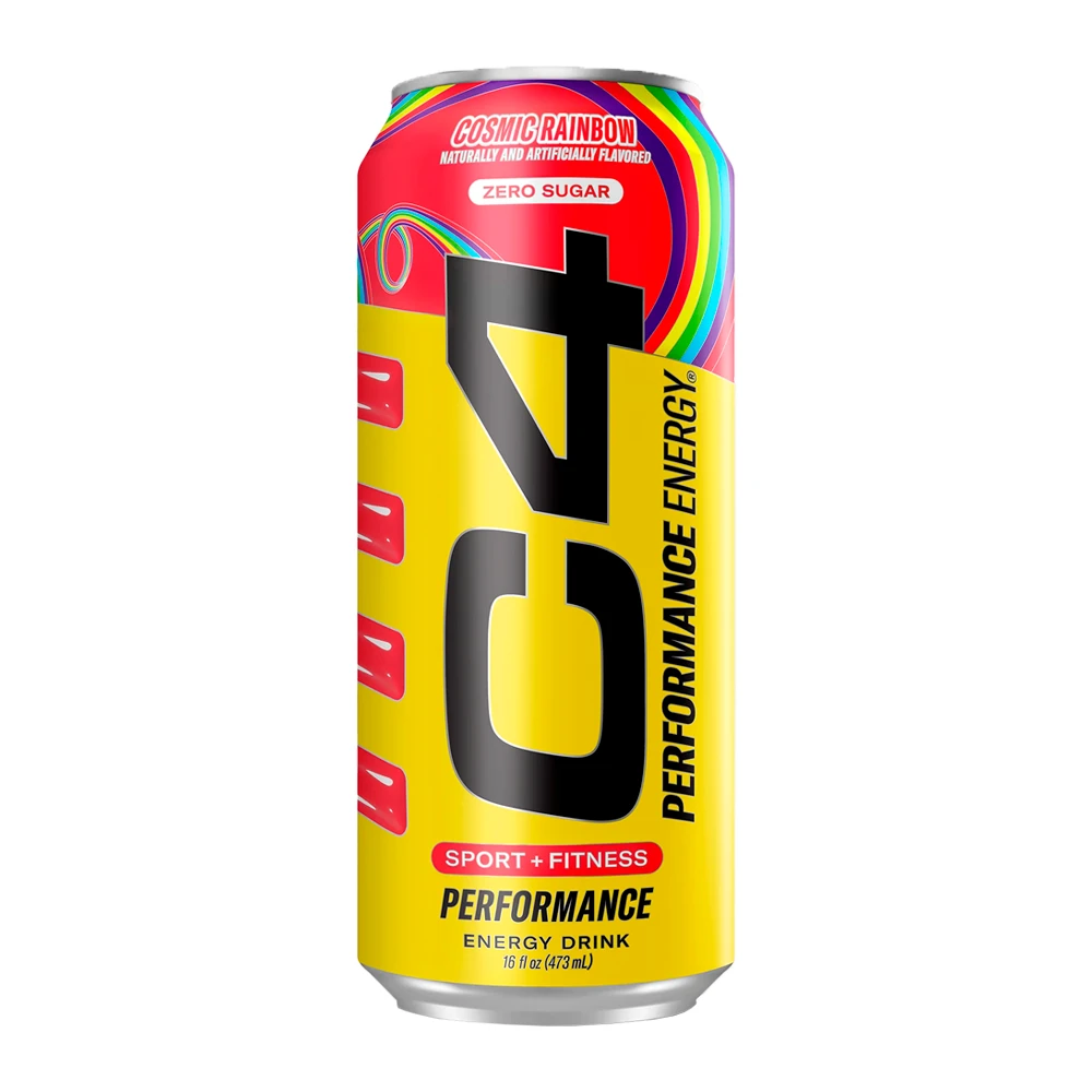 Energético C4 Cosmic Rainbow Sem Açucar Lata 473ML