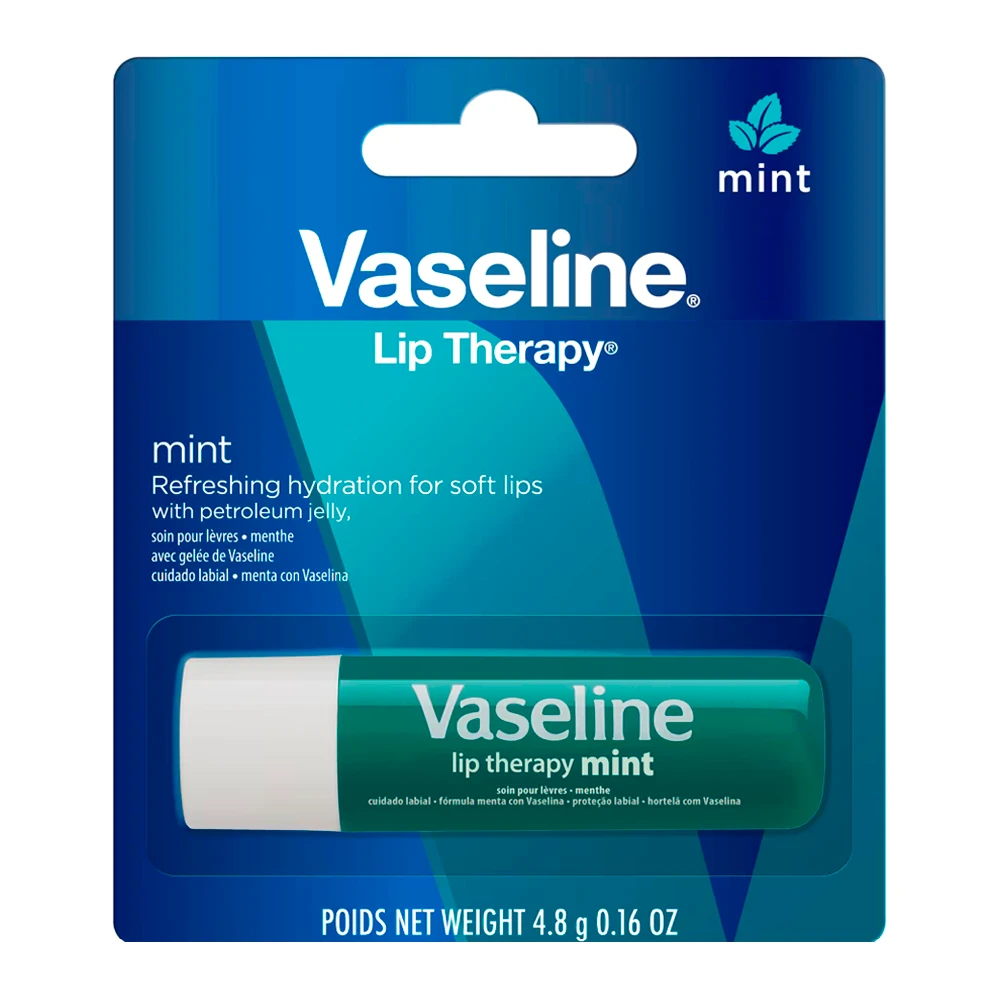 Protetor Labial Vaseline Teraphy Menta Barra 4.8G