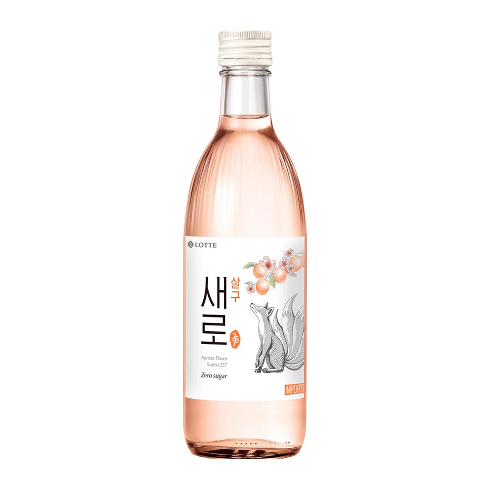 Soju Chumchurum Saero Apricot Sem Açúcar Garrafa 375Ml