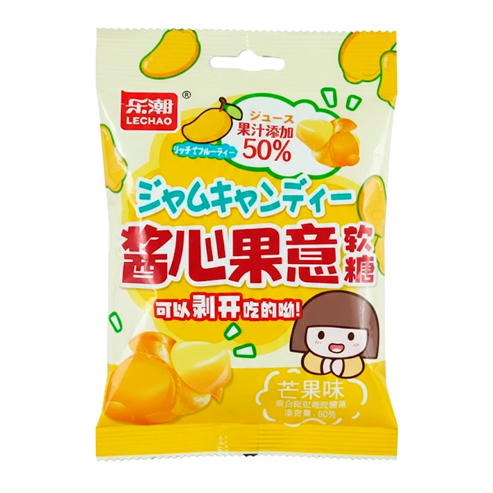 Bala Gelatina Lechao Manga Pacote 80G