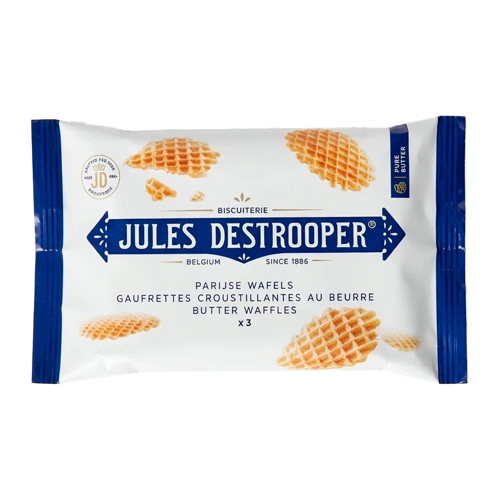 Biscoito Jules Destrooper Butter Waffles 35G