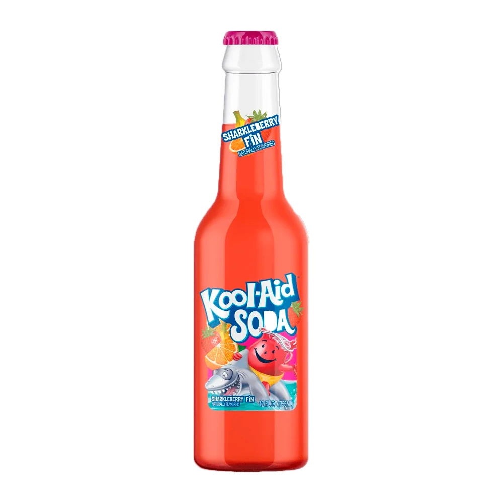 Refrigerante Kool Aid Sharkleberry Garrafa 355Ml