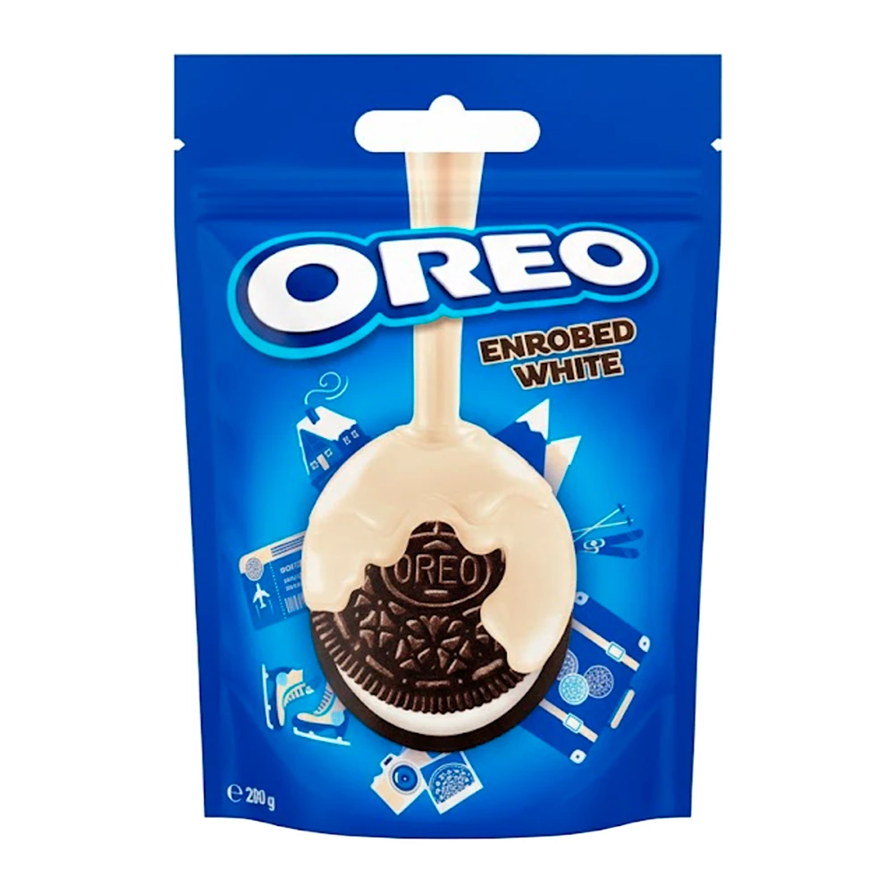 Biscoito Oreo Enrobed banhado Chocolate Branco Pacote 287G