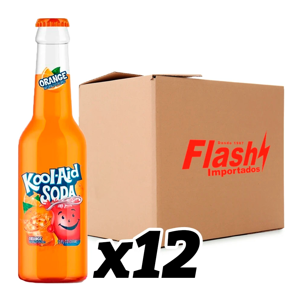 Gaseosa Kool Aid Naranja Caixa 12X355Ml