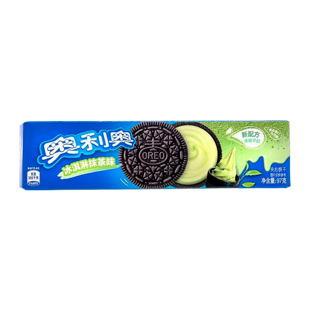 Bolacha Oreo Sabor Sorvete De Matcha Caixa 97G