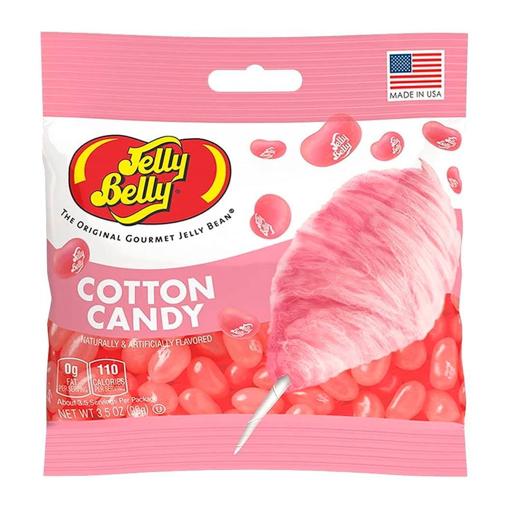 Bala Jelly Belly Cotton Candy Pacote 99G