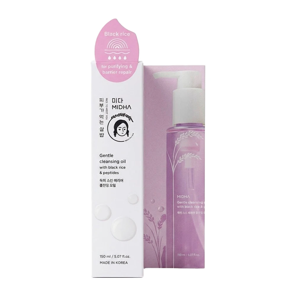 Sabonete Facial Midha Oil Black Rice 150Ml