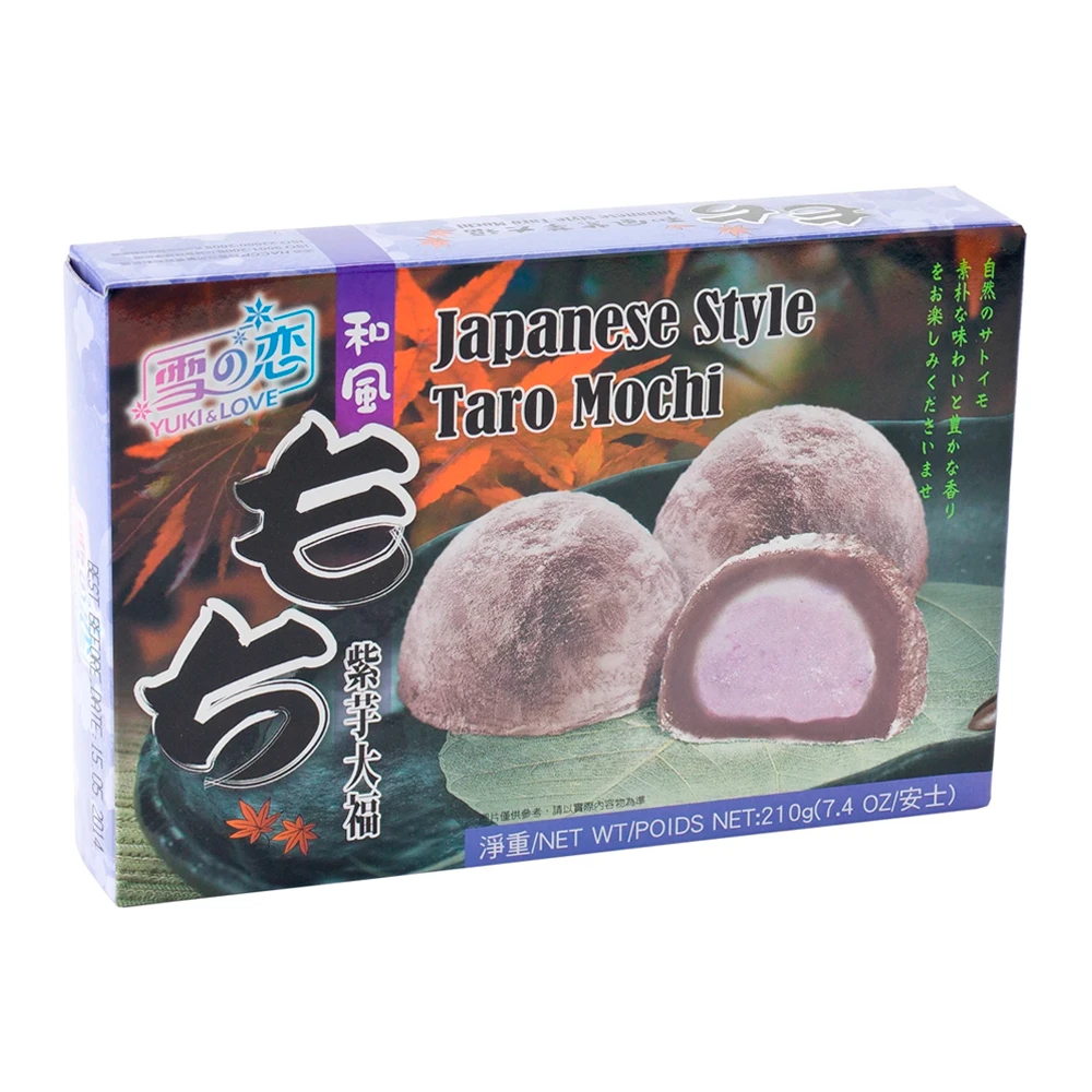 Mochi Yuki & Love Sabor Taro Caixa 210G