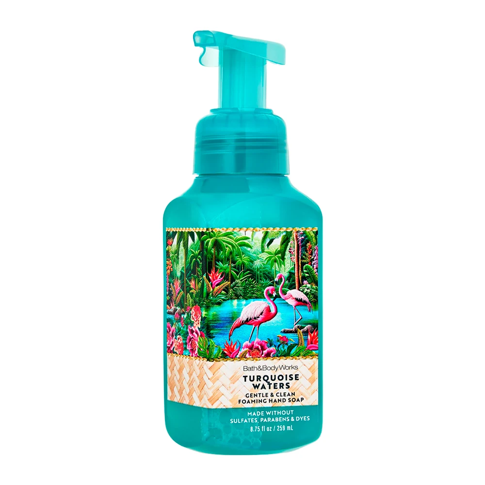 Sabonete Líquido em Espuma Bath & Body Works Tuquise Waters 259Ml