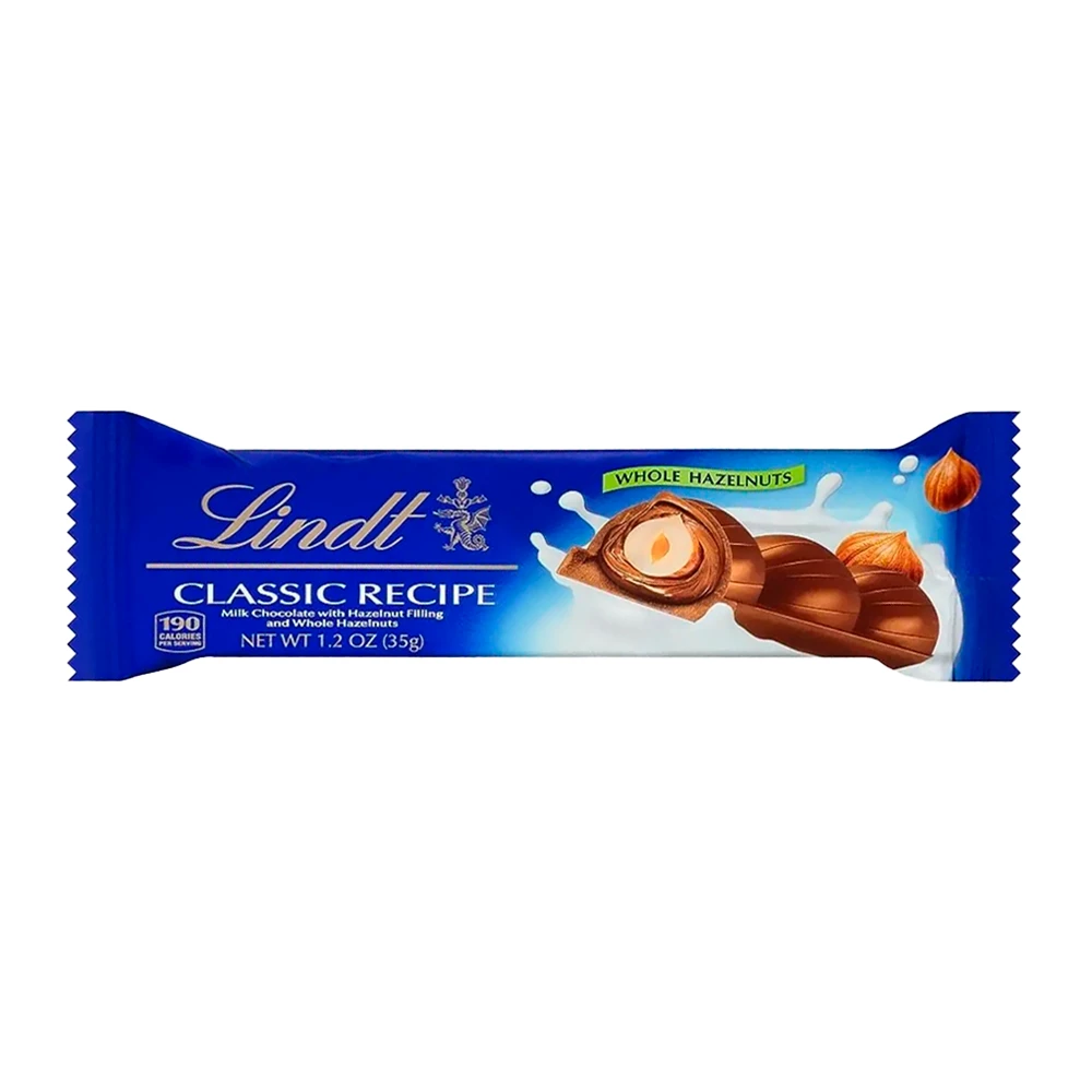 Bombom Lindt Classic Avelã Ao Leite 35G