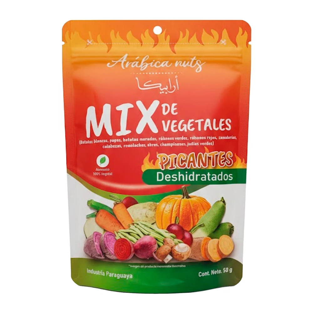 Snack Arabica Nuts Mix de Vegetais Apimentado Pacote 50G