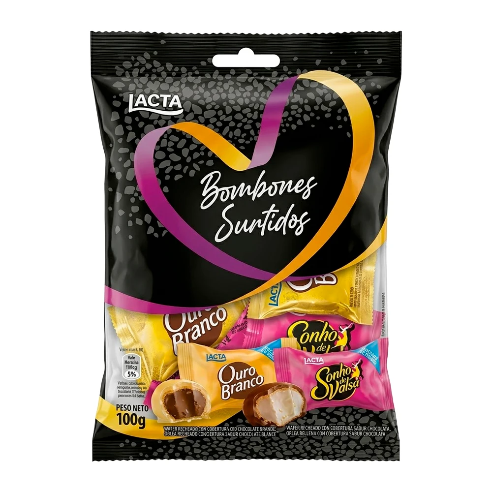 Bombon Lacta Sortido Pacote 100G