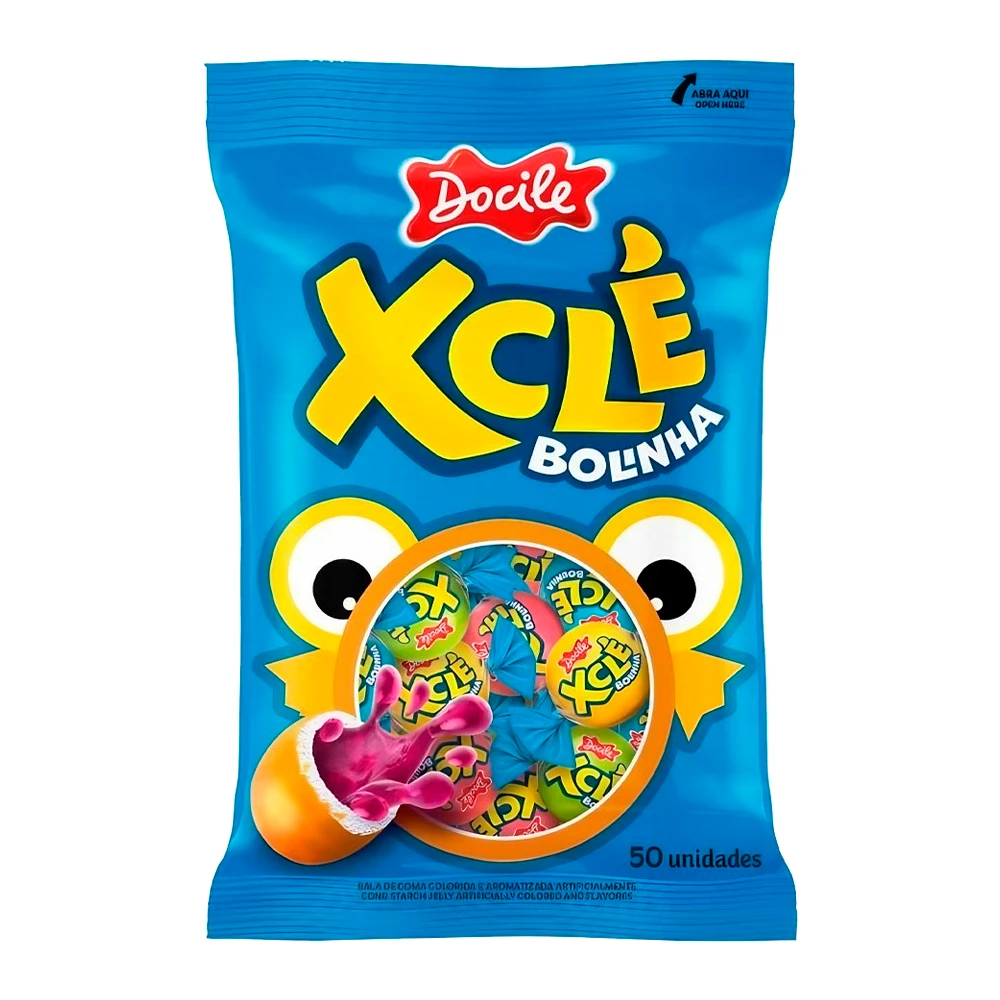 Chicletes Docile Zoah Bolinha Pacote 225G