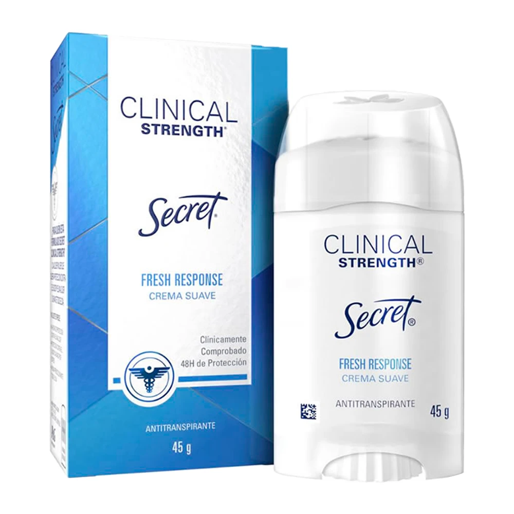 Desodorante Secret Clinical Fresh Response Barra 45G