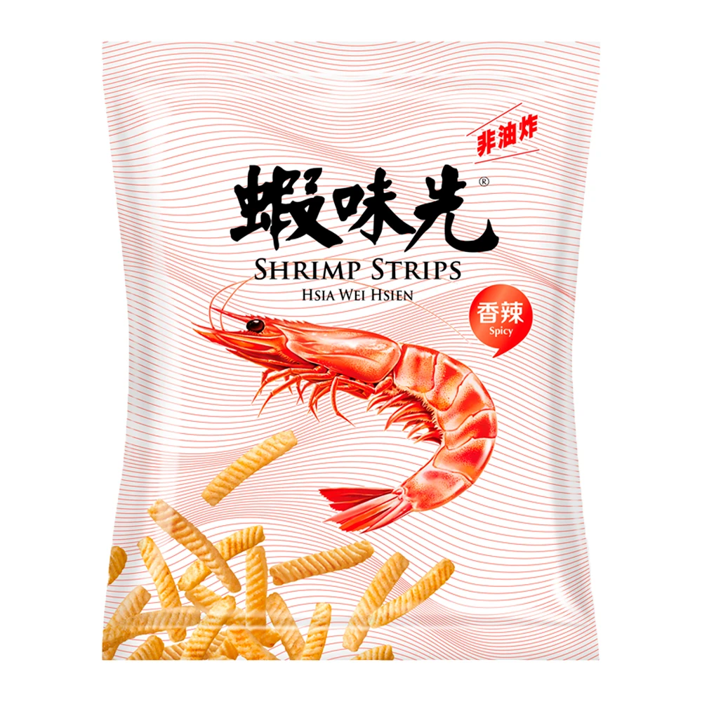 Salgadinho de Camarão Com Pimenta Pacote 60G