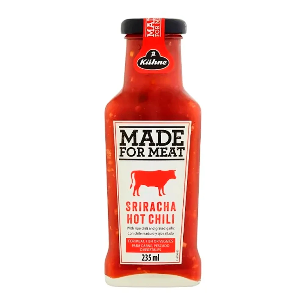 Molho Para Churrasco Kuhne - Made For Meat - Sriracha Garrafa 235Ml