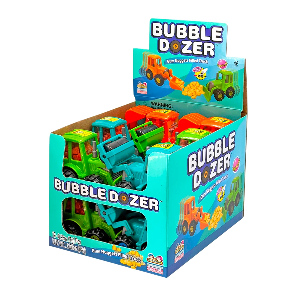 Bala Kidsmania Bubble Dozer Caixa 12X7G