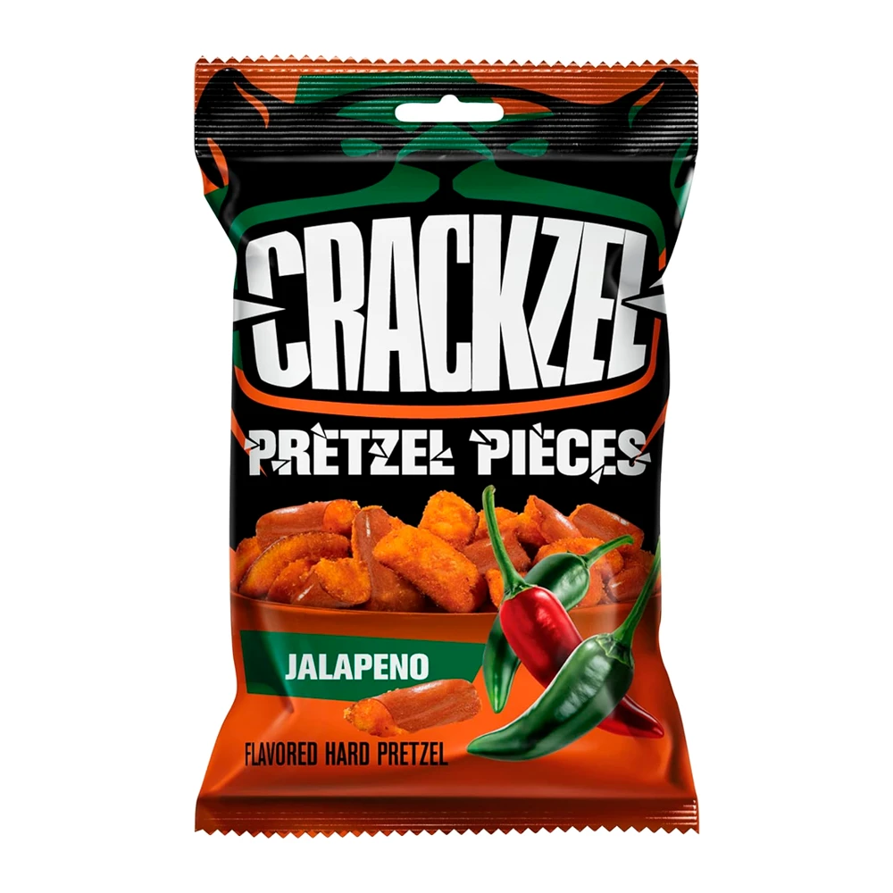 Salgadinho Pretzel Crackzel Jalapeño Pacote 65G