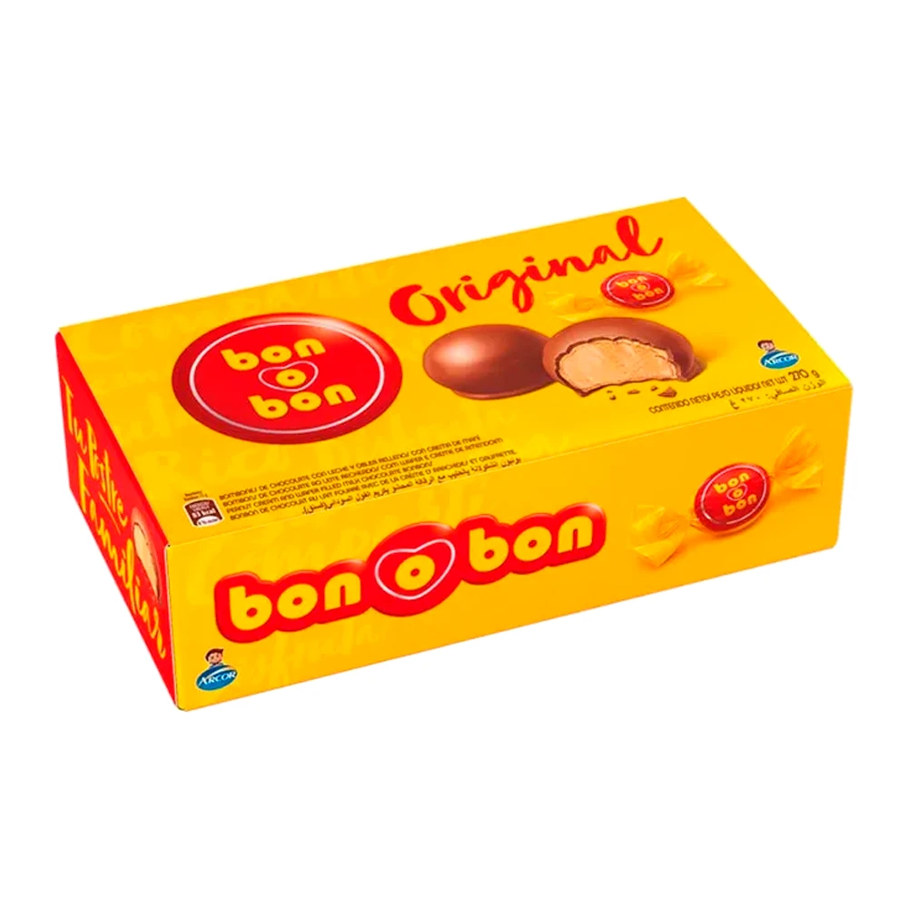 Bombom Arcor Bon O Bon Original 270G