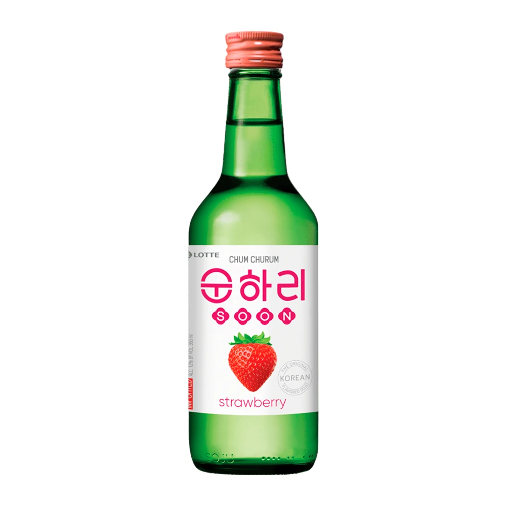 Soju Chumchurum Strawberry Garrafa 375Ml