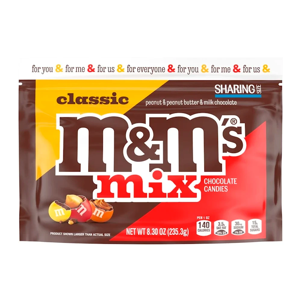 Chocolate Mars M&M Mix Classic Pacote 235G