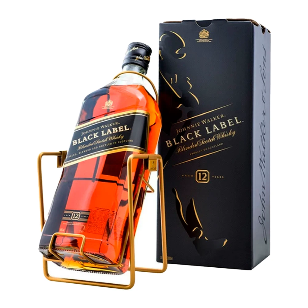 Whisky Johnnie Walker Black Label 12 Anos Garrafa 3Lt Com Caixa