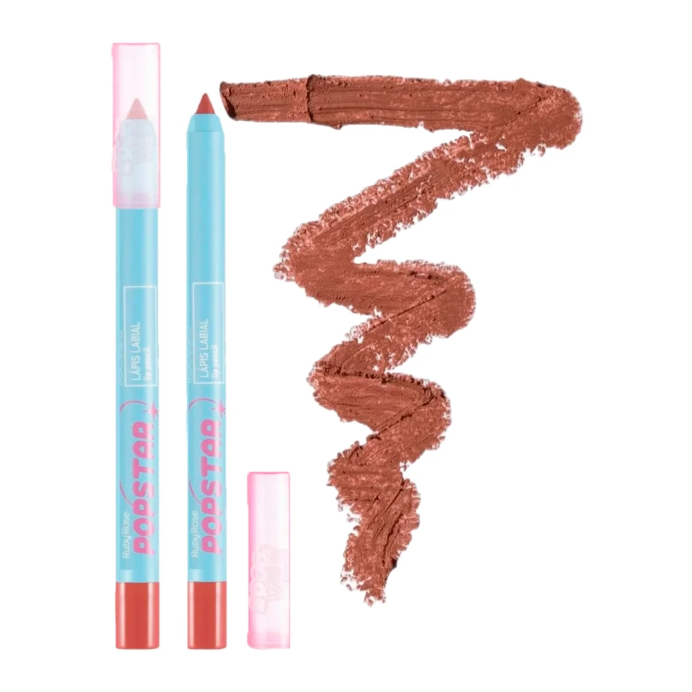Lápis Delineador de Labios Ruby Rose Popstar Nude Hb-l6700-1