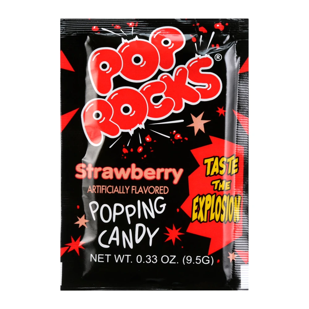 Bala Pop Rocks Popping Strawberry 9.5G