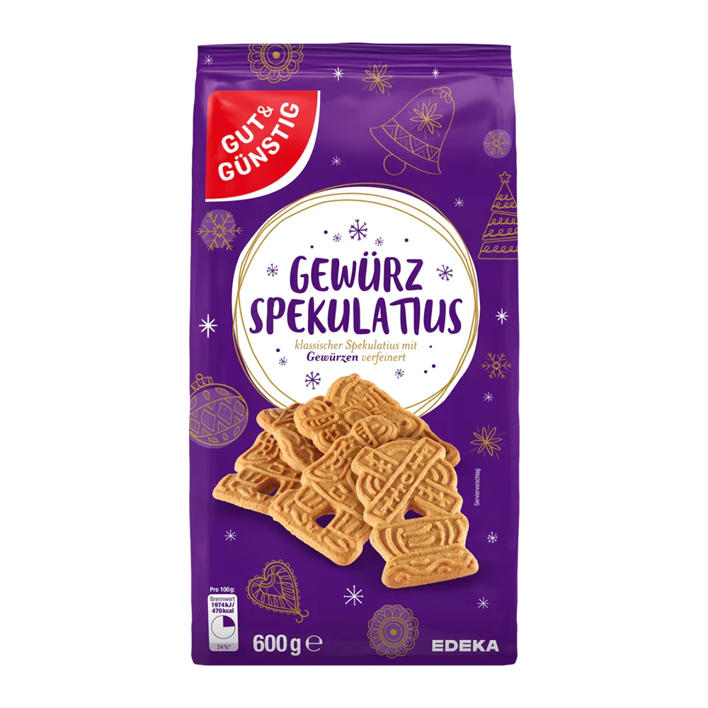 Biscoito Edeka Spekulatus Pacote 600G