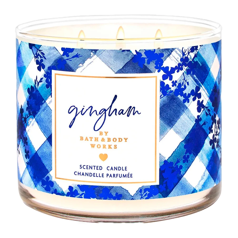 Vela Aromática Bath & Body Works Gingham 411G