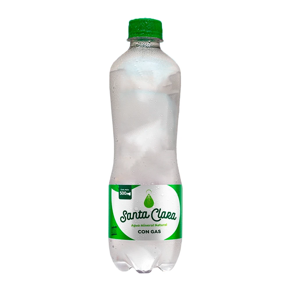 Agua Mineral Santa Clara com Gas Pet 500Ml