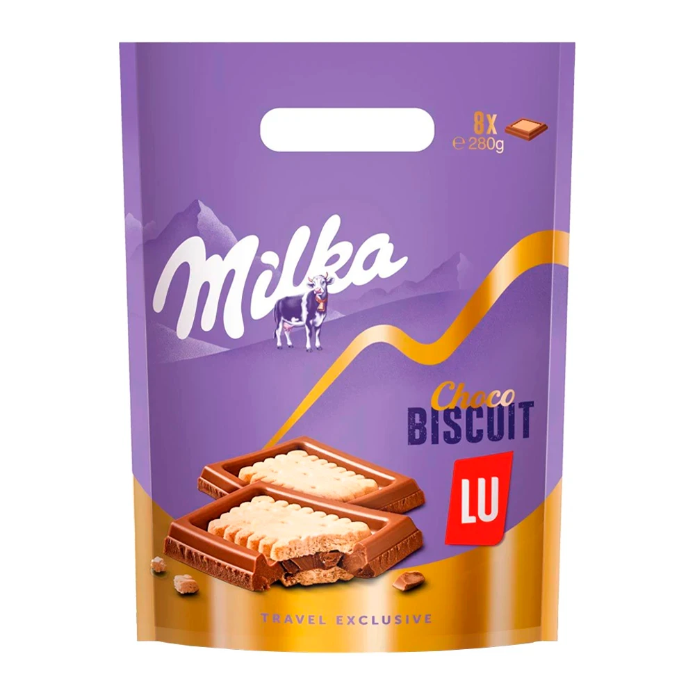 Chocolate Milka Lu Com Biscoito Pacote 280G