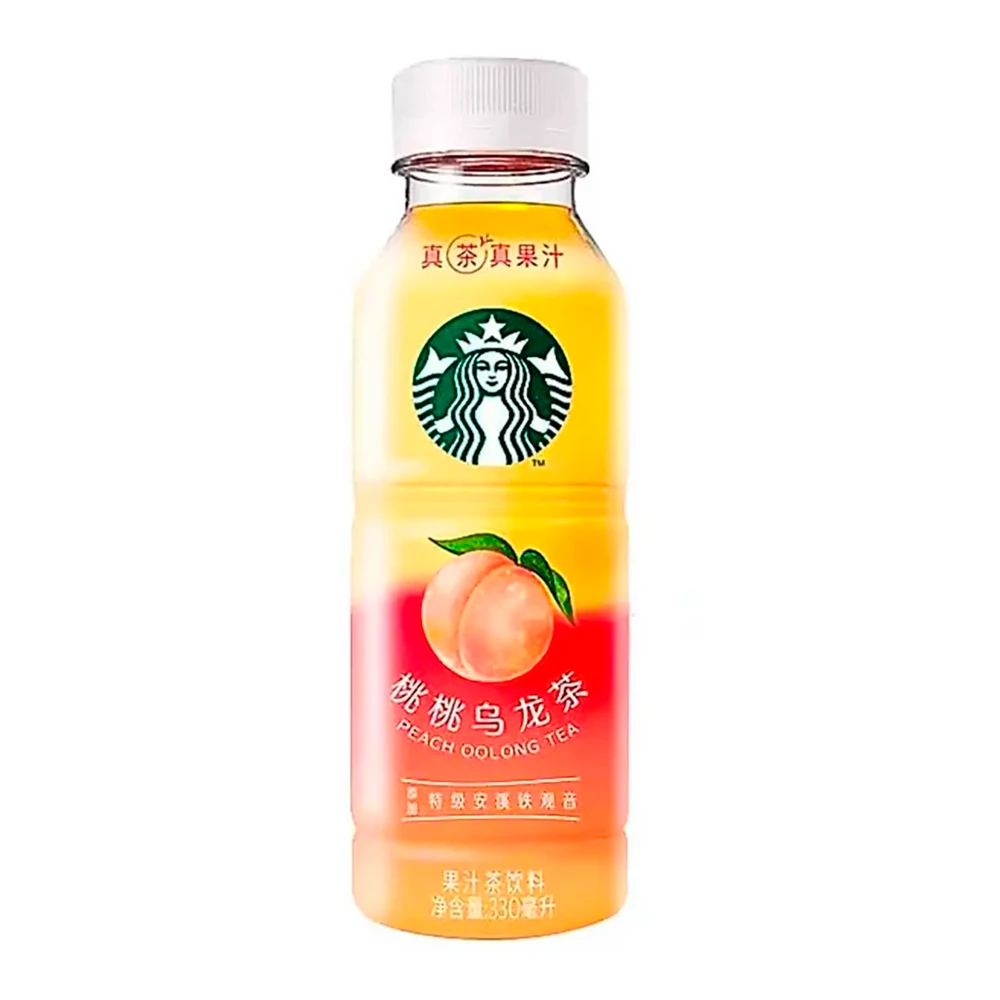 Chá Gelado Starbucks Oolong sabor Pêssego  3330- 330ml